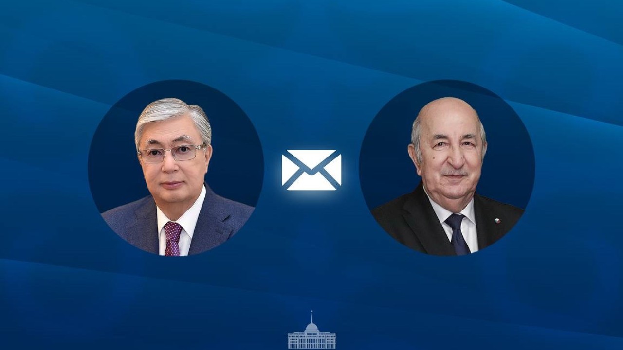 Мемлекет басшысы Алжир Президентіне құттықтау жеделхатын жолдады