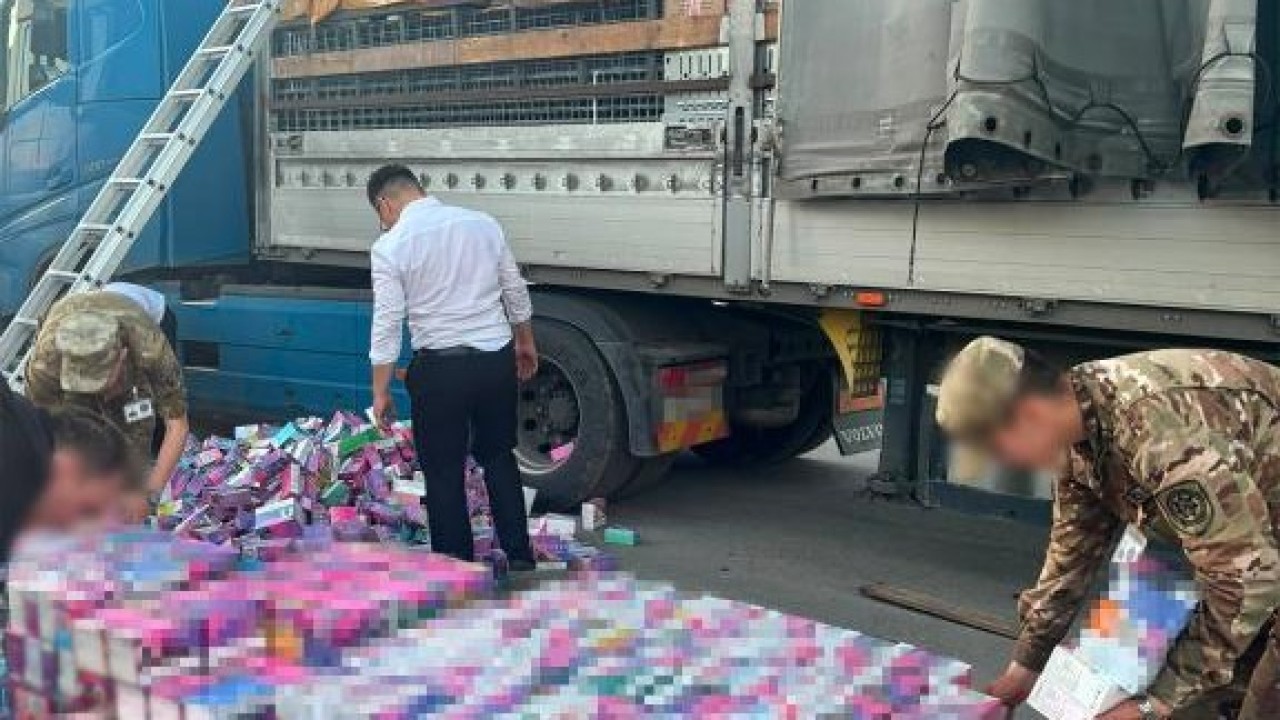 Қостанай облысында құны жарты миллиард теңгеге жуық вейп тәркіленді