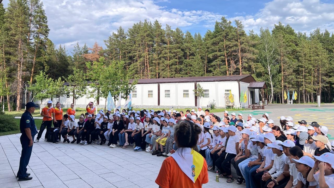 «Барап» балалардың спорт-сауықтыру орталығында қауіпсіздік сабағы өтті