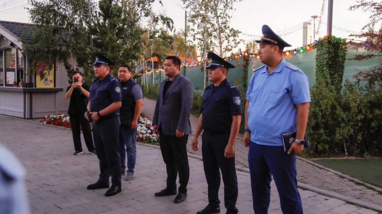 Тазалық пен қоғамдық қауіпсіздік: елордалық саябақта кезекті профилактикалық рейд өтті
