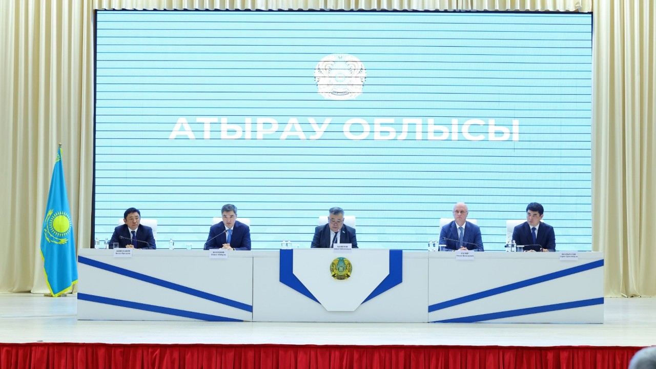 Бектенов пен Скляр Атырау облысының активіне өңірдің жаңа әкімін таныстырды