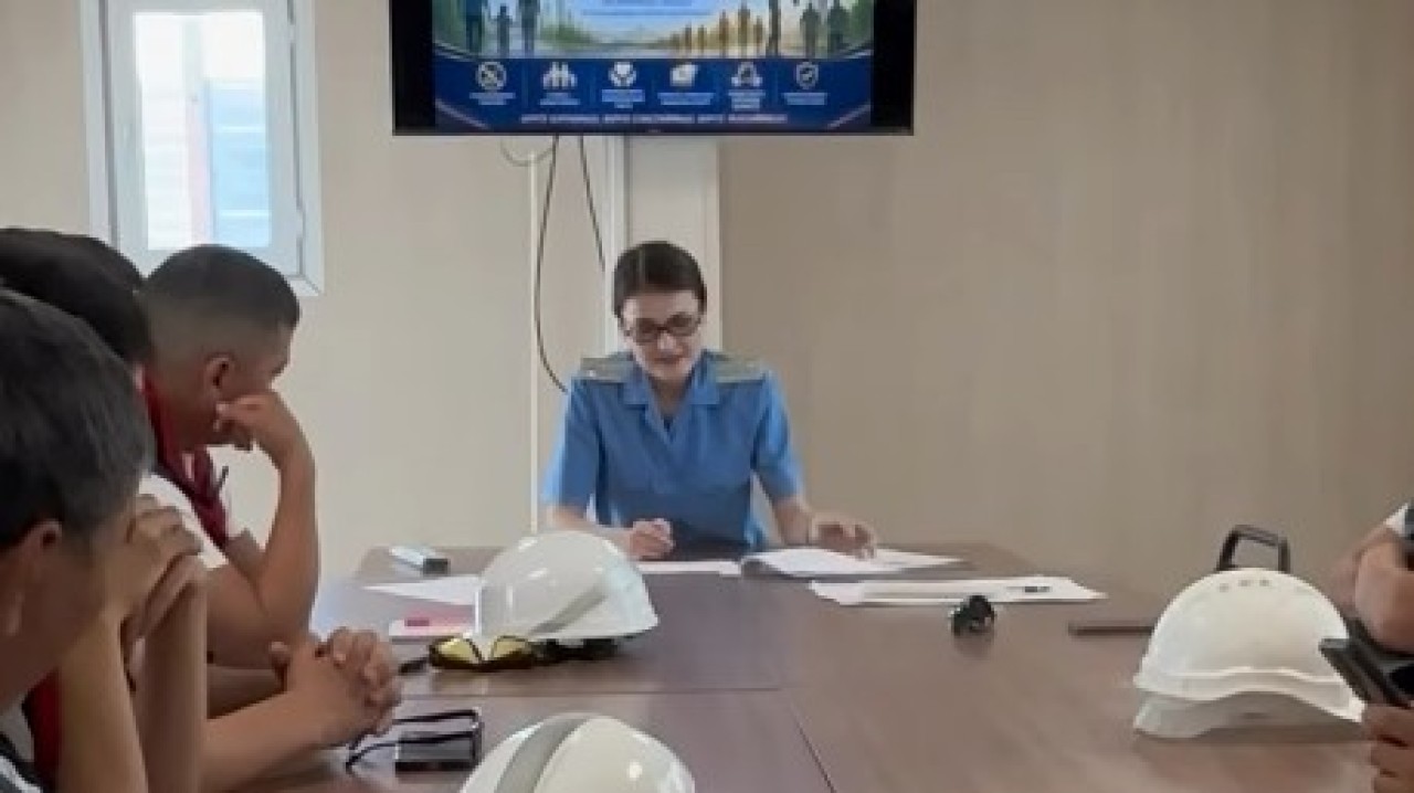 Елордада құрылыс саласы қызметкерлеріне есірткі қылмысының құқықтық салдары түсіндірілді