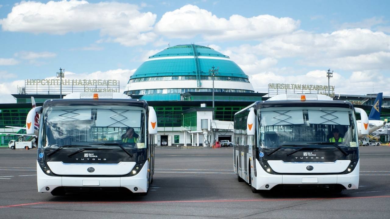Астана әуежайы жаңа перрондық автобустармен толықты