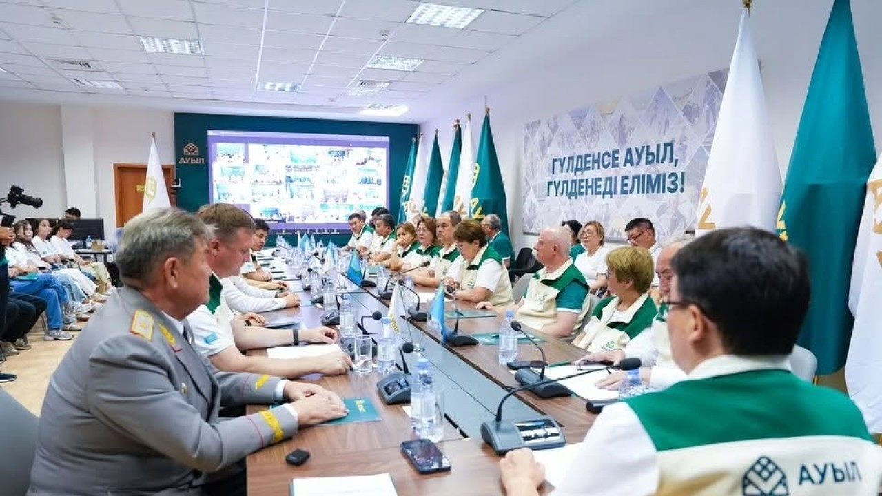 «Ауыл» партиясының Республикалық сайлау штабының ресми ашылу рәсімі өтті