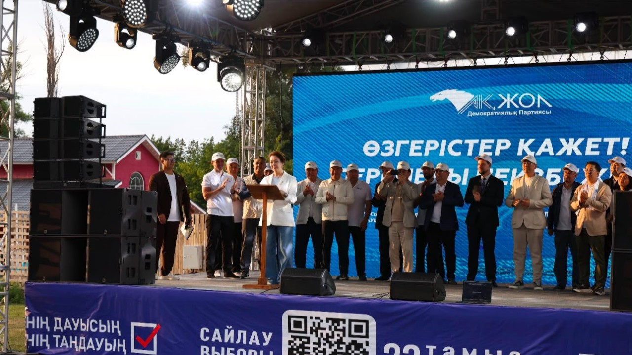 «Ақ жол» партиясы сайлауалды үгіт-насихат науқанына ресми түрде бастады