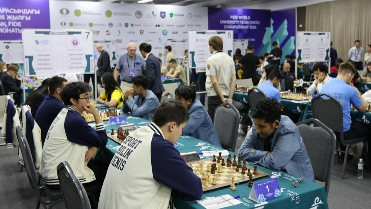 Алматыда студенттер арасындағы тұңғыш FIDE командалық әлем чемпионаты басталды