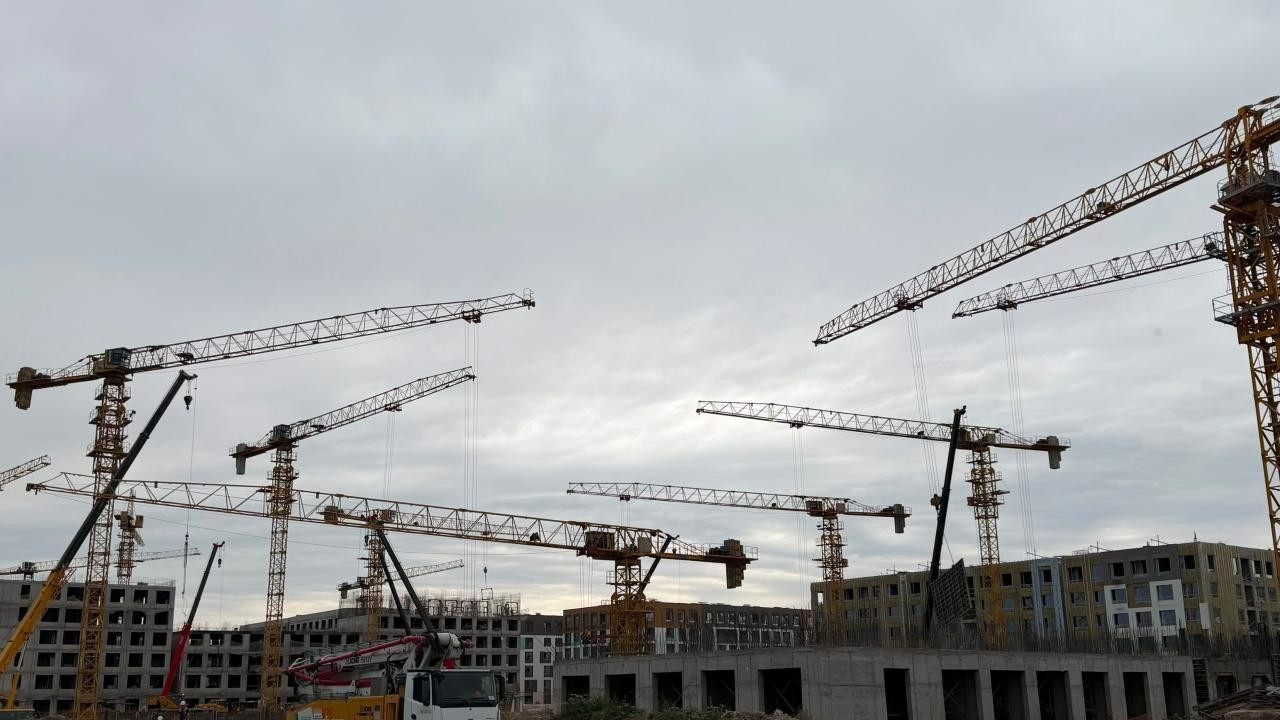 Құрылыстағы мұнаралы крандарға бейнебақылау жүйесі енгізілді