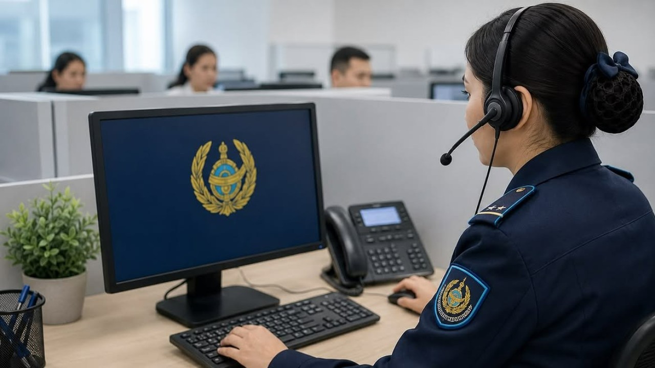 Омниканал арқылы шағымдану: Полиция көлігін рұқсат етілмеген жерге қойған елордалыққа айыппұл салды