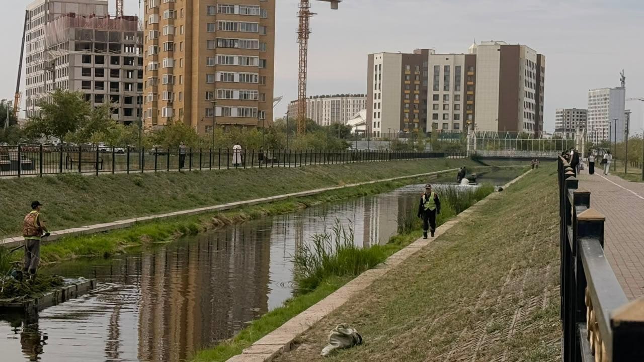 «Таза Қазақстан»: Астанада Сарыбұлақ өзенін тазарту жұмысы жүріп жатыр