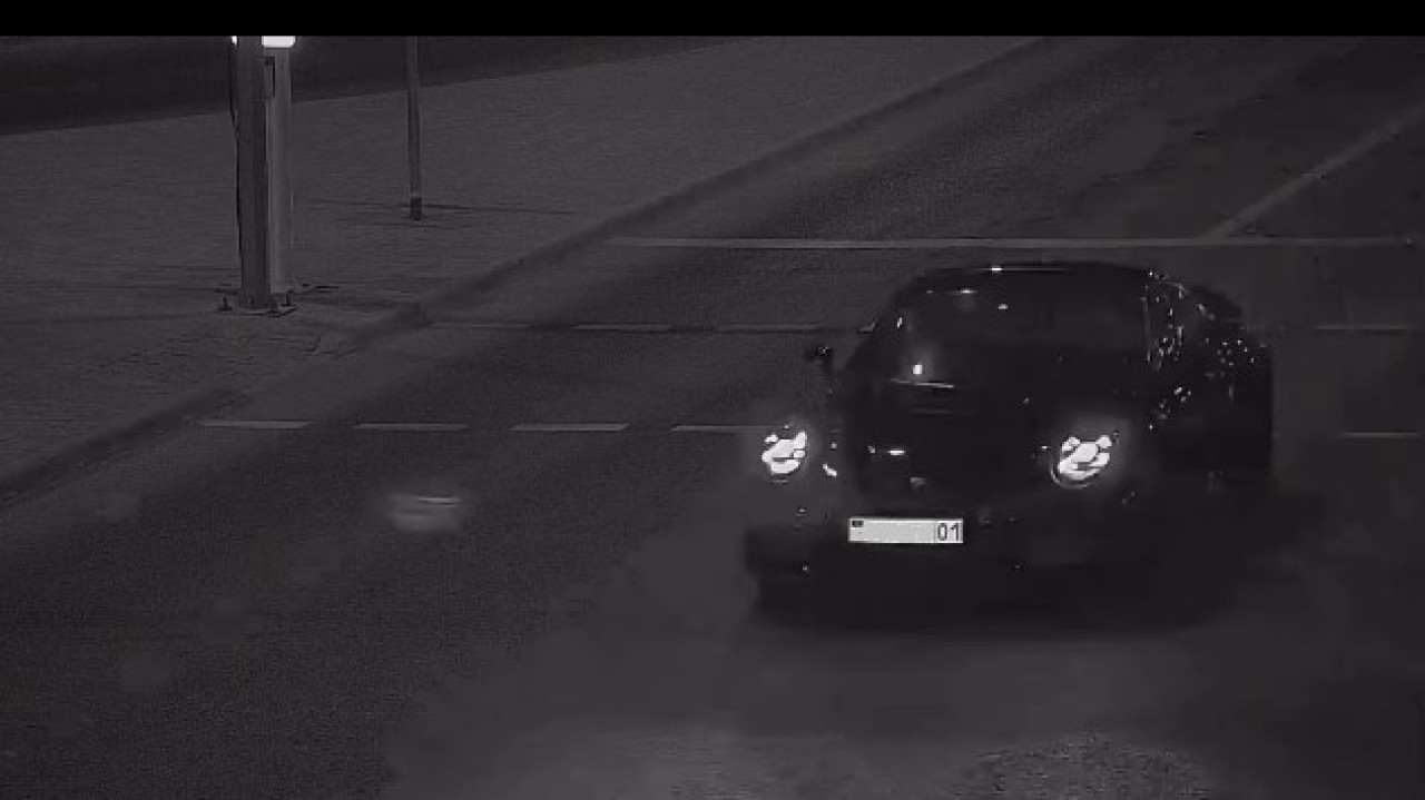 Елорда көшесінде 197 км/сағ жылдамдықпен жүрген Porsche айыппұл тұрағына қойылды
