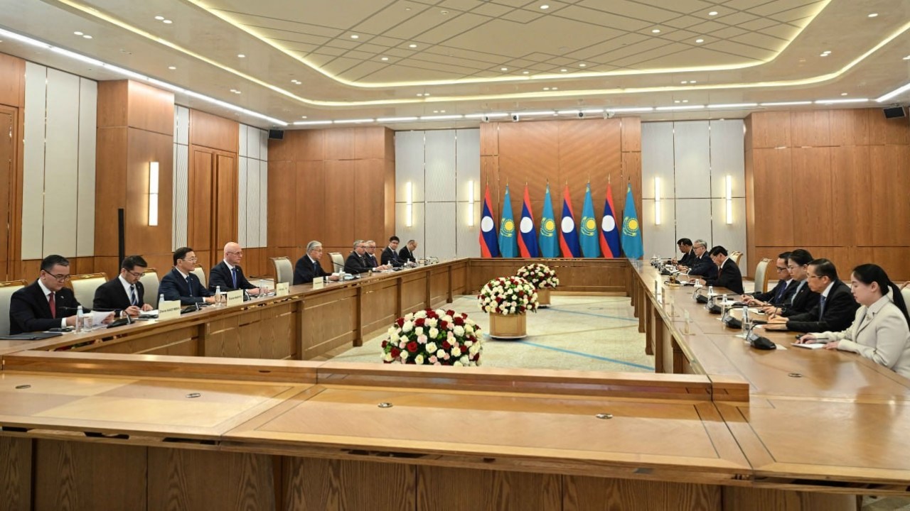 Қасым-Жомарт Тоқаев пен Тхонглун Сисулит Бірлескен мәлімдеме қабылдады