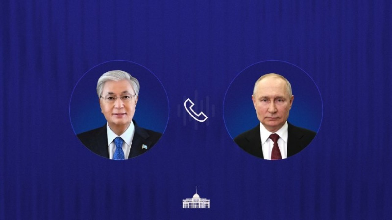 Тоқаев пен Путин телефон арқылы сөйлесті