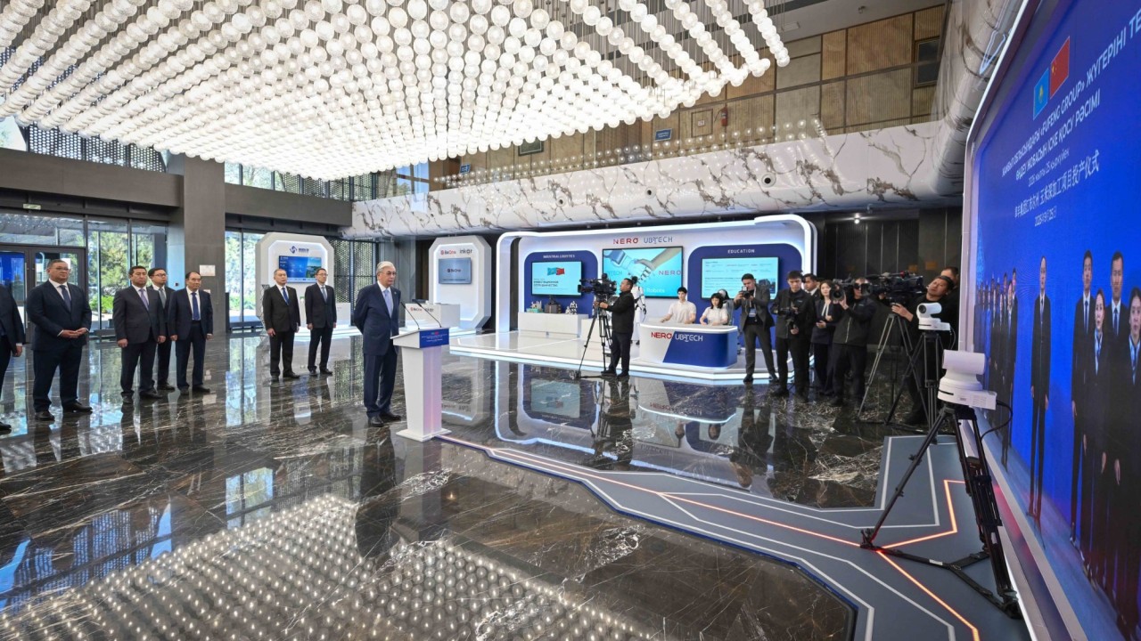 Президент Жамбыл облысындағы жүгері өңдеу зауытын іске қосу рәсіміне қатысты