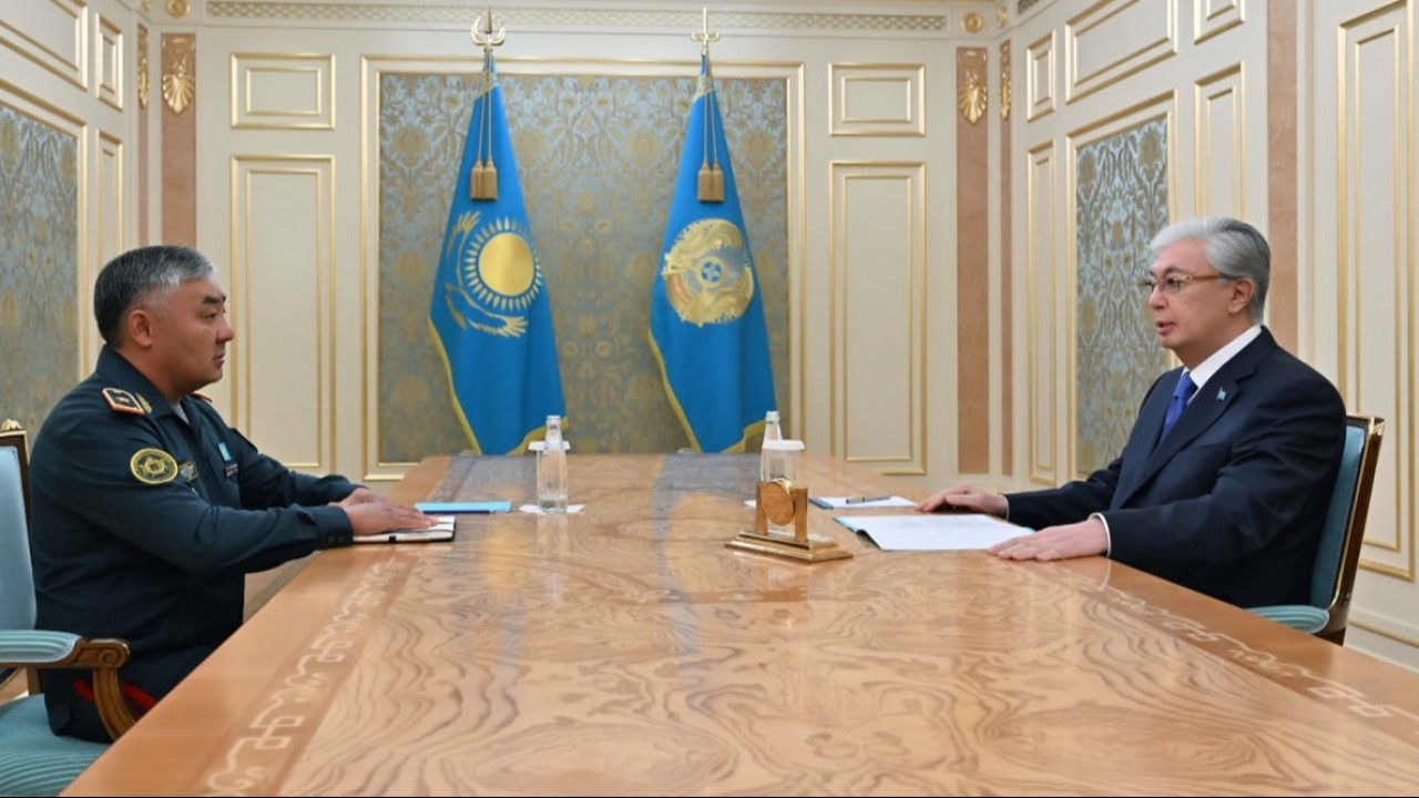 Мемлекет басшысы Қорғаныс министрі Айдос Мырзахметовті қабылдады