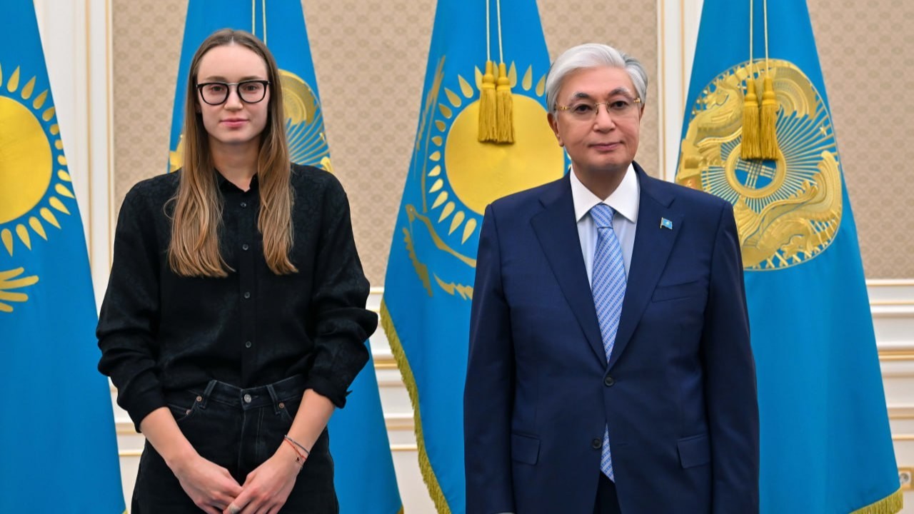 Қасым-Жомарт Тоқаев теннисші Елена Рыбакинамен кездесті
