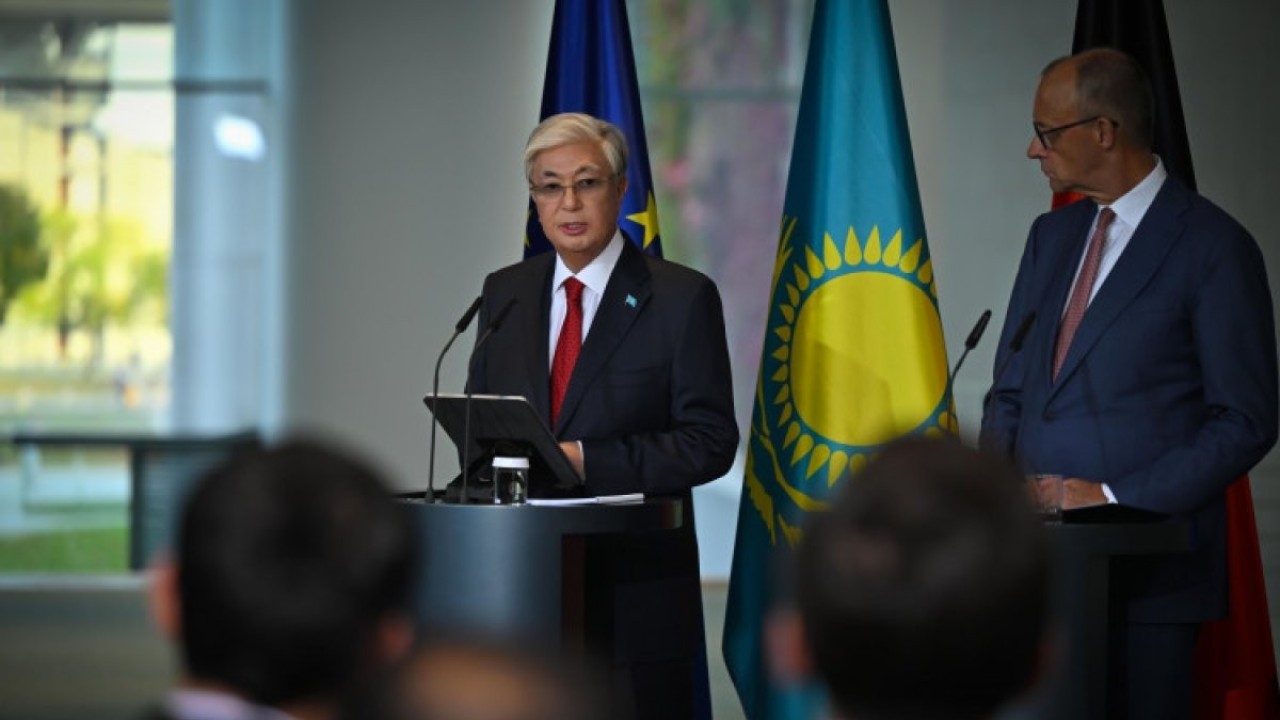Тоқаев пен Мерц БАҚ өкілдеріне бірлескен мәлімдеме жасады