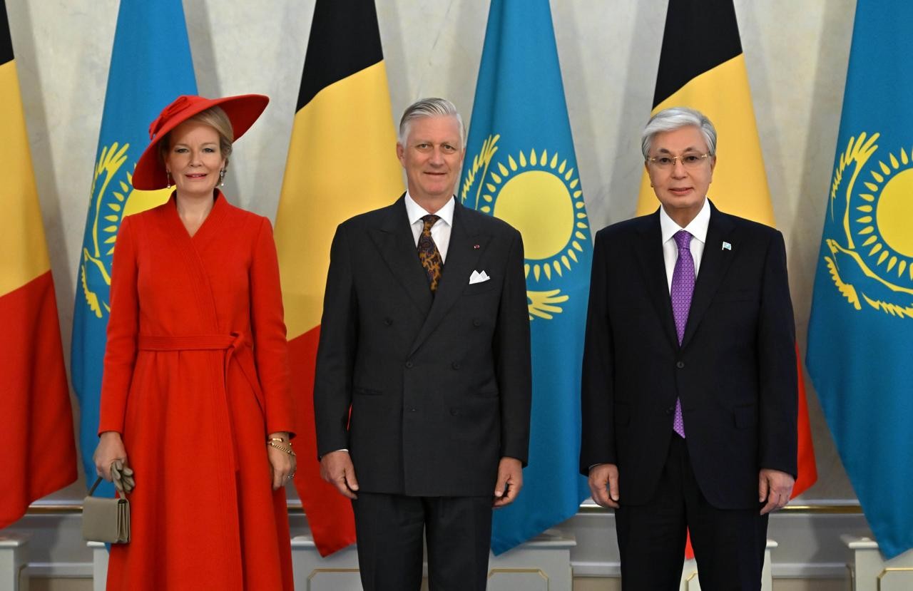 Президент Бельгия Королі және Патшайымымен шағын құрамда келіссөз жүргізді
