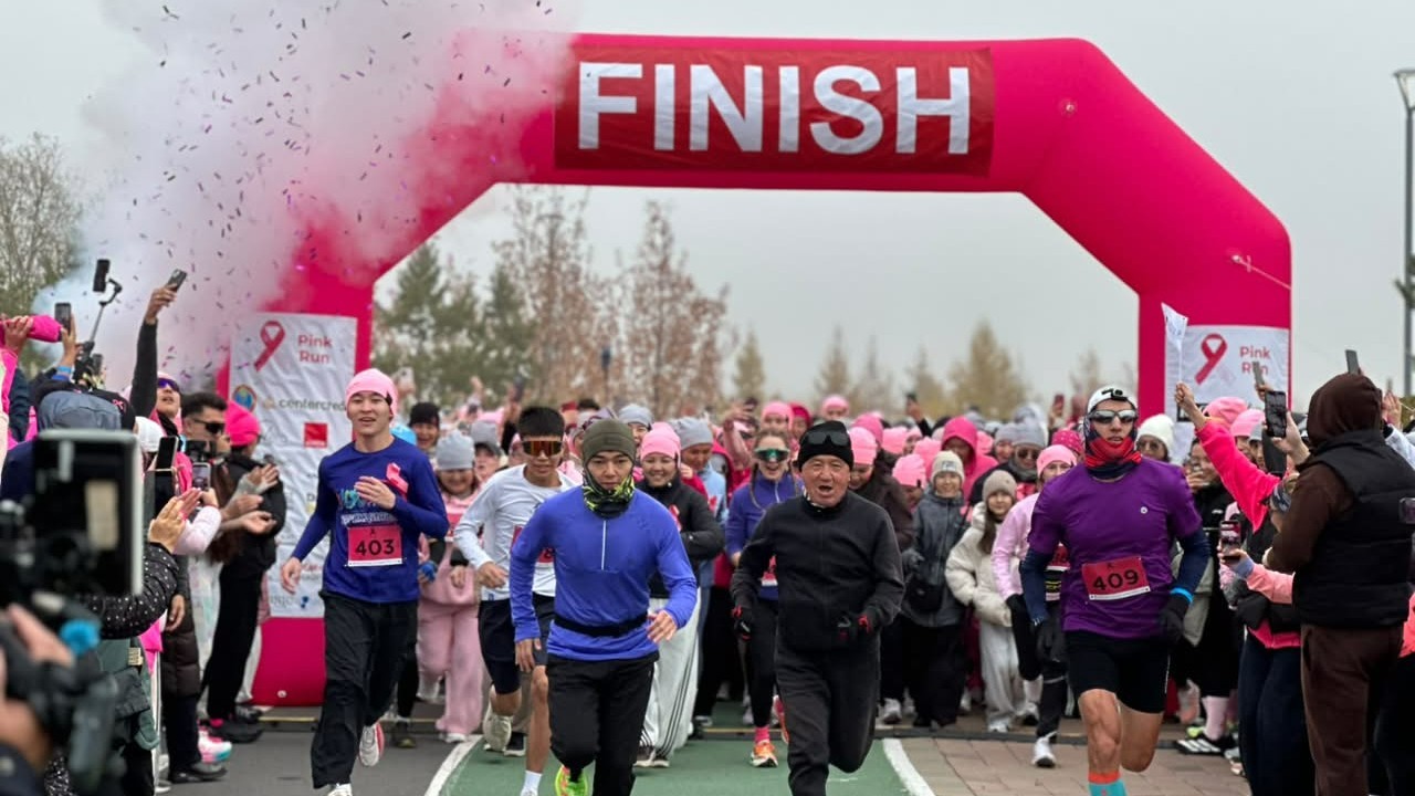 Астанада «Pink Run Astana» қайырымдылық жүгірісі өтті