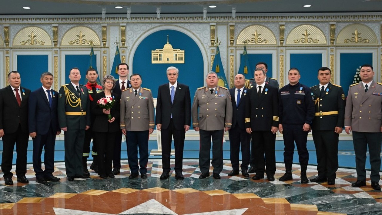 Президент бірқатар құтқарушыны мемлекеттік наградалармен марапаттады
