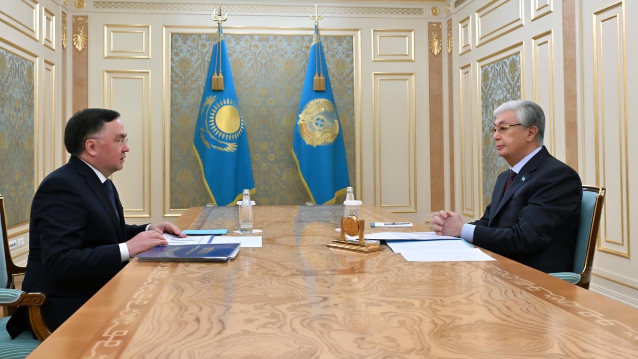 Мемлекет басшысы Жоғарғы сот төрағасы Асламбек Мерғалиевті қабылдады