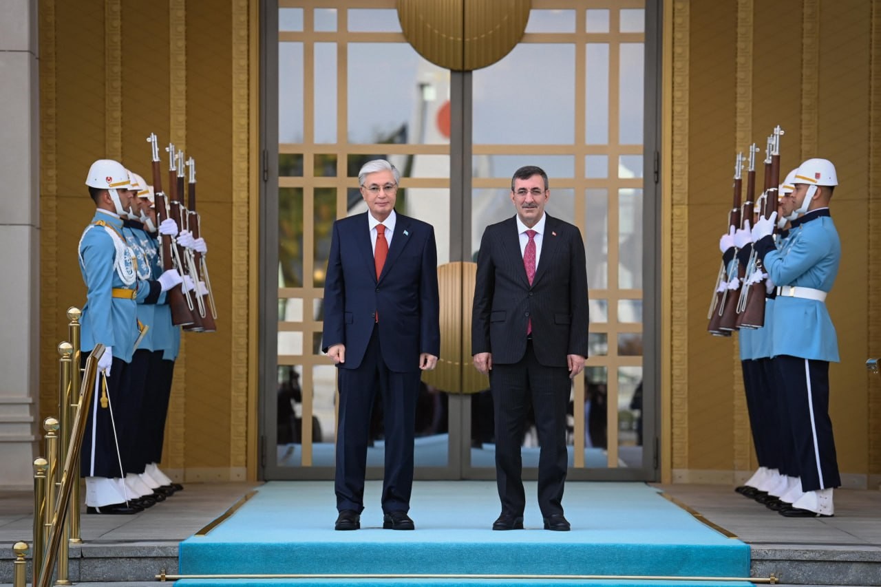 Президент Түркі мемлекеттері ұйымының 13-ші саммитінің ашылу рәсіміне қатысу үшін «Кулие» сарайына келді